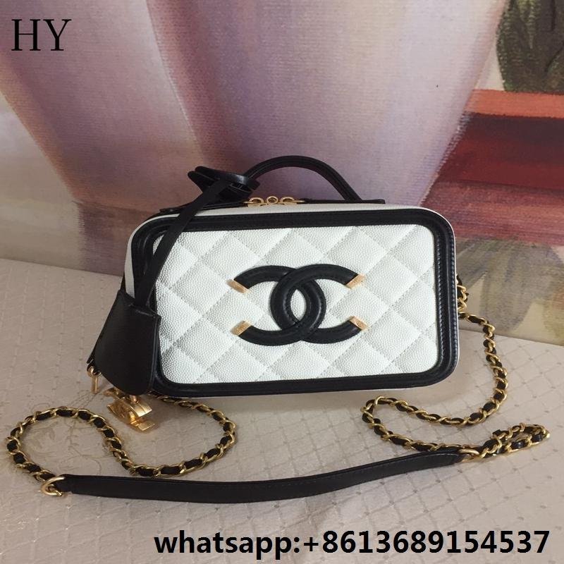  brand CC logo caviar Quilted flap,classic flap bag,wholesale brand women bag 2