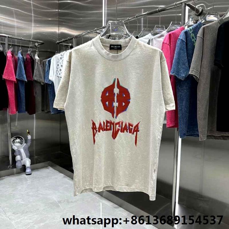 oversized logo-print cotton tshirt            logo tee shirt            top high 5