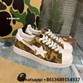 bape shoes black      bape shoes A bathing Ape leather sneakers  2