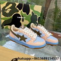 bape shoes black      bape shoes A bathing Ape leather sneakers  10