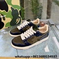 bape shoes black      bape shoes A bathing Ape leather sneakers  13