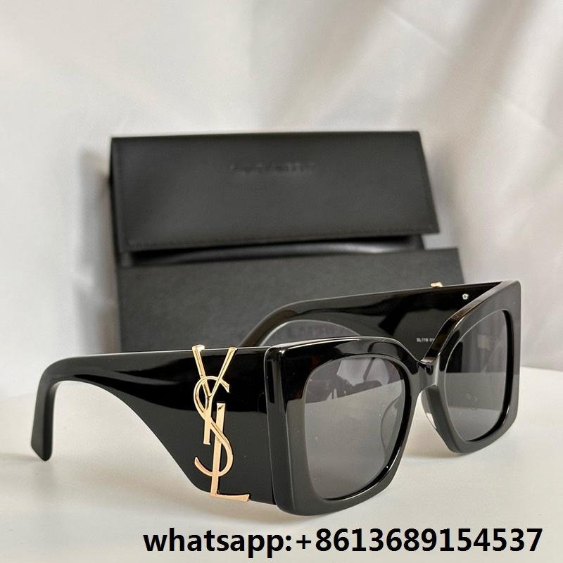 wholesale cheap     sunglasses saint laurent SL M 119 blaze oversized sunglasses