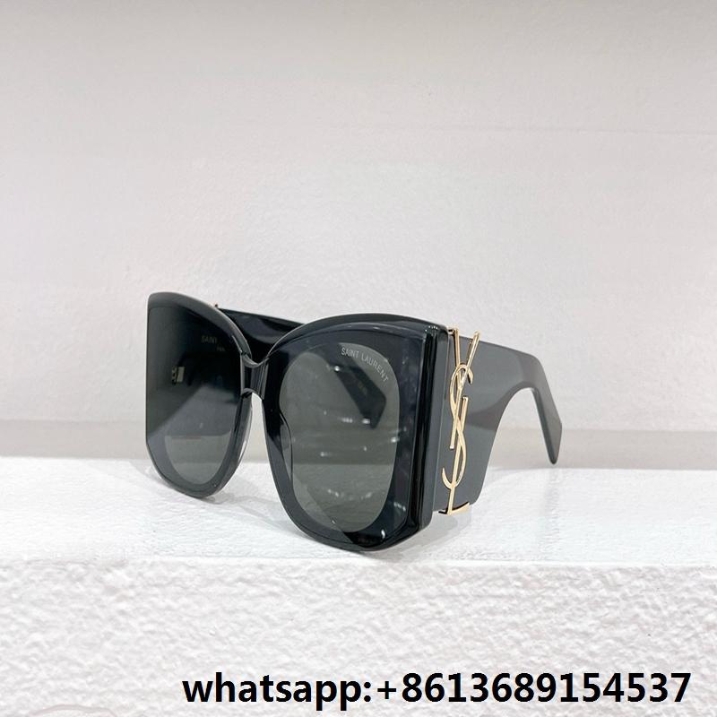 wholesale cheap     sunglasses saint laurent SL M 119 blaze oversized sunglasses 2