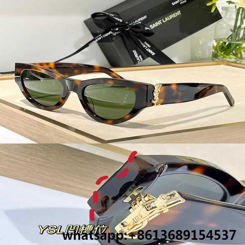 wholesale cheap     sunglasses saint laurent SL M 119 blaze oversized sunglasses 4