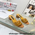 Cutout DG flat slide sandals DG logo