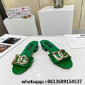 Cutout DG flat slide sandals DG logo flat slide cheap DG slide sandals DG women 13