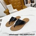        tippi slides        leather sandals        triomphe slides women cheap 5