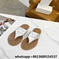        tippi slides        leather sandals        triomphe slides women cheap 13
