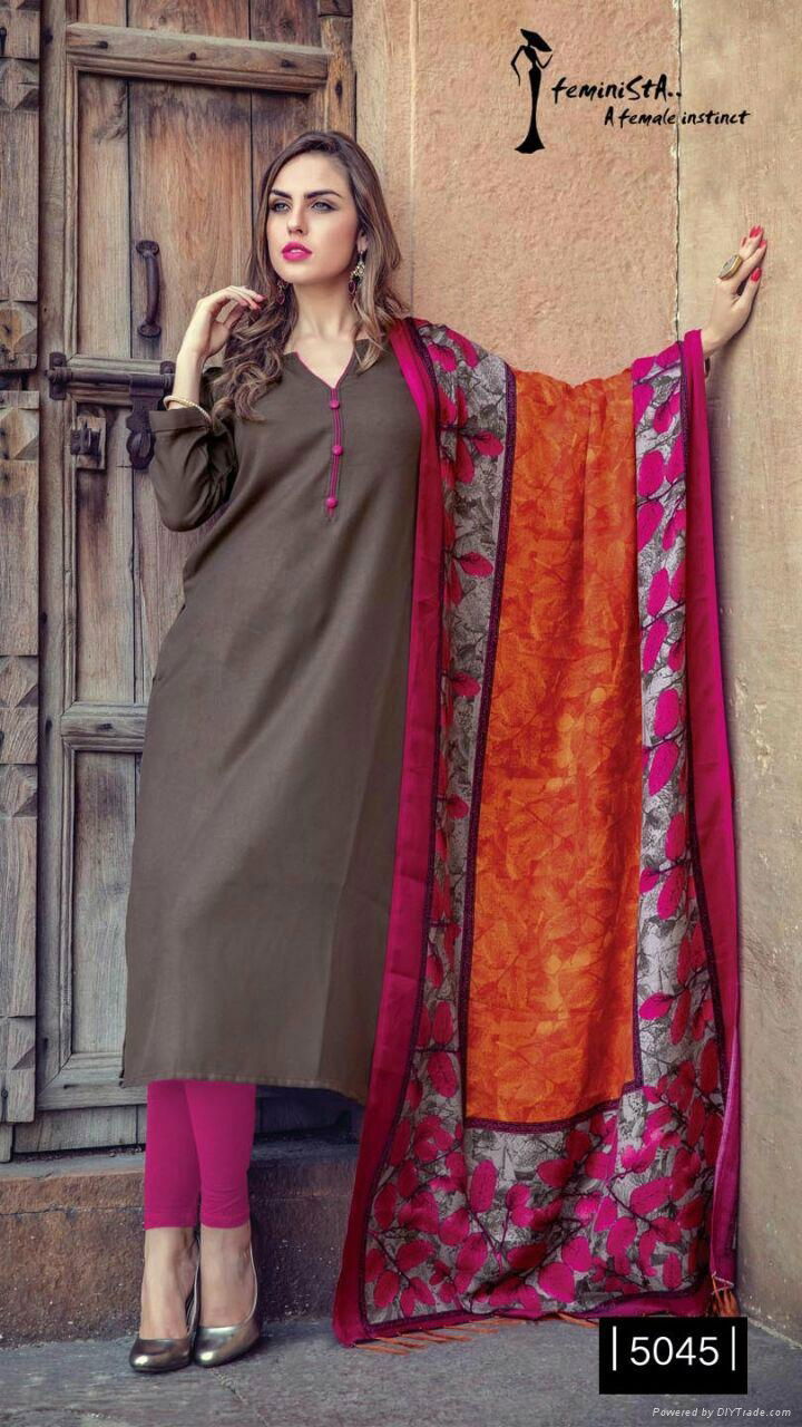 Pashmina kurtis with Dupatta 4