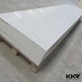 Hot sale glacier white artificial stone acrylic solid surface slab 1