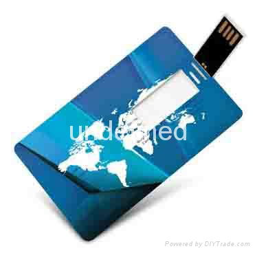 Customized credit card USB flash drive for business gift