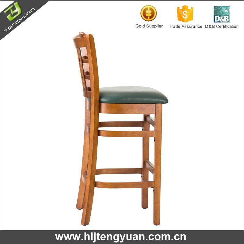 Wholesale T290B Outdoor WorkWell Wooden Cheap Used Bar Stools 2