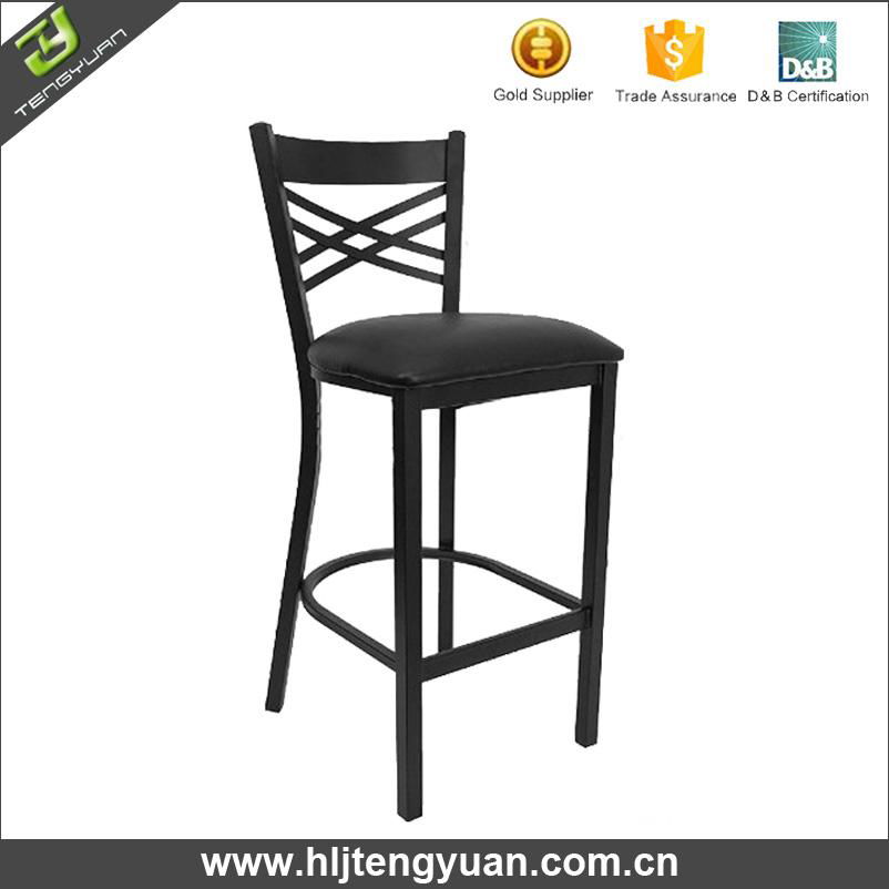 T159B Supplier Hotel Commercial Vintage Metal Bar Stool 2