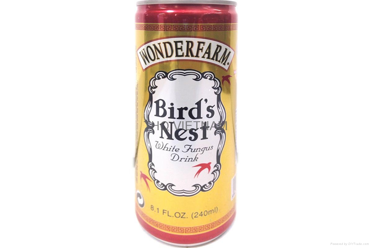 [THQ VIETNAM] Wonderfarm Bird's Nest White Fungus Drink 240ml x 24can