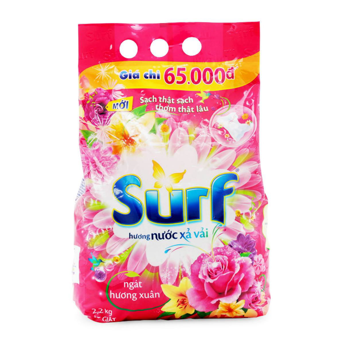 [THQ VIETNAM] SURF LEMON WASHING POWDER 4.5KG X 3 PACKS 2