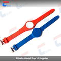 Waterproof 13.56mhz rfid silicone wristband for swimming pool 2