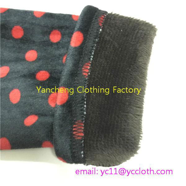  OEM patterns fleece fur lining leggings for kids more than 100 design thick chi 4