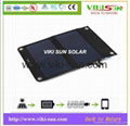 12W 5V portable solar charger with high efficiency  2