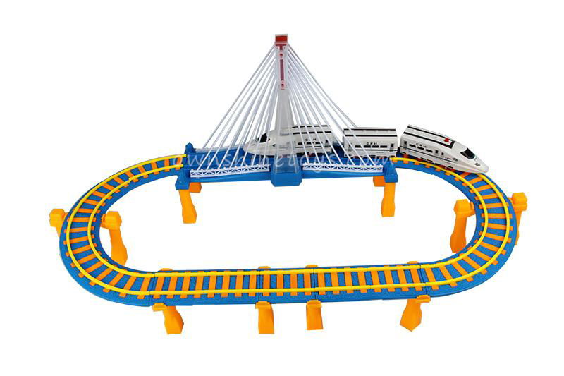 model train building block slot car toy 3