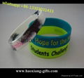 cheap custom silicone wristbands with debossed or embossed logo 202*15*2mm 2