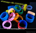 Eco-friendly 100% Custom silicone wristband with debossed logo 4