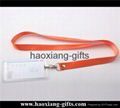 custom Polyester Lanyards10*900mm blue color with your logo as require 3