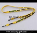 custom Polyester Lanyards10*900mm blue color with your logo as require 4