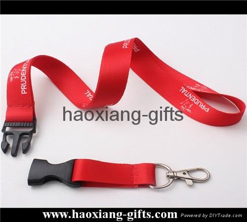 custom Polyester Lanyards10*900mm blue color with your logo as require 5
