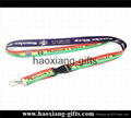 hot sale colorful 2*90cm Fashion ECO-friendly lanyard with metal claw 1