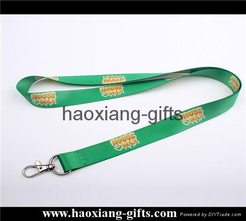 excellent quality custom heat transfer Sublimation polyester Lanyard neck strap 2