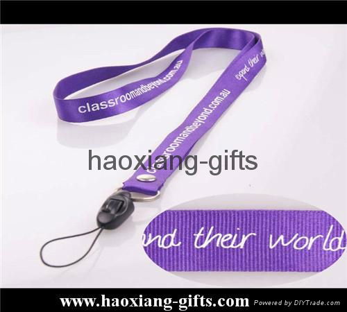 excellent quality custom heat transfer Sublimation polyester Lanyard neck strap 4