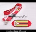 20*900mm factory direct price sublimation printing lanyard with metal buckle 3