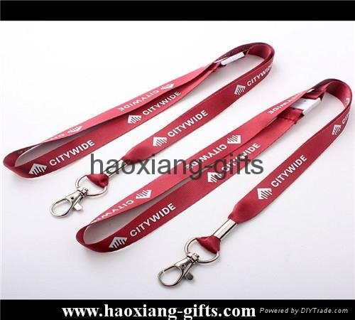 Best quality 2*90cm custom Printed logo Polyester Lanyards for promotion 3