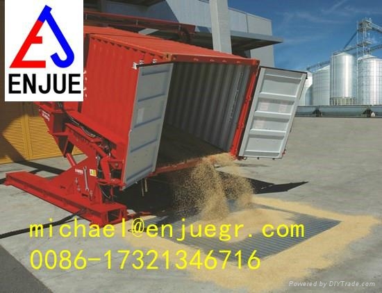 20ft 30ft 40ft 45ft Hydraulic Container Tilter Container Tilting Container Loade Enjue 104 Enjue China Manufacturer Lifting Systems
