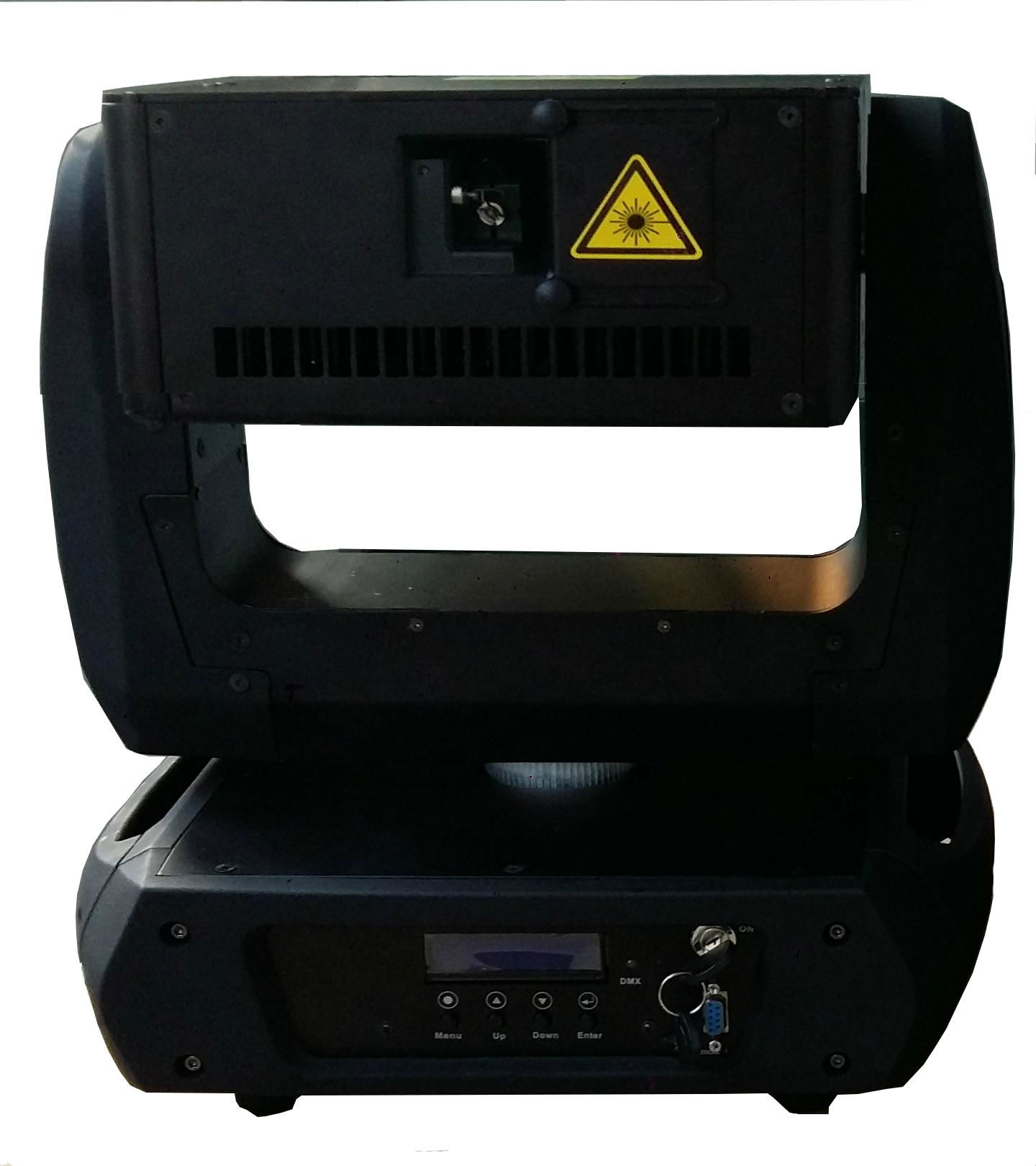 Moving head animation laser RGB8w 3