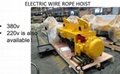 High quality wire rope motor hoist 3