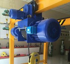 Nucleon 1ton Electric Wire Rope Hoist for Single Girder Overhead Crane