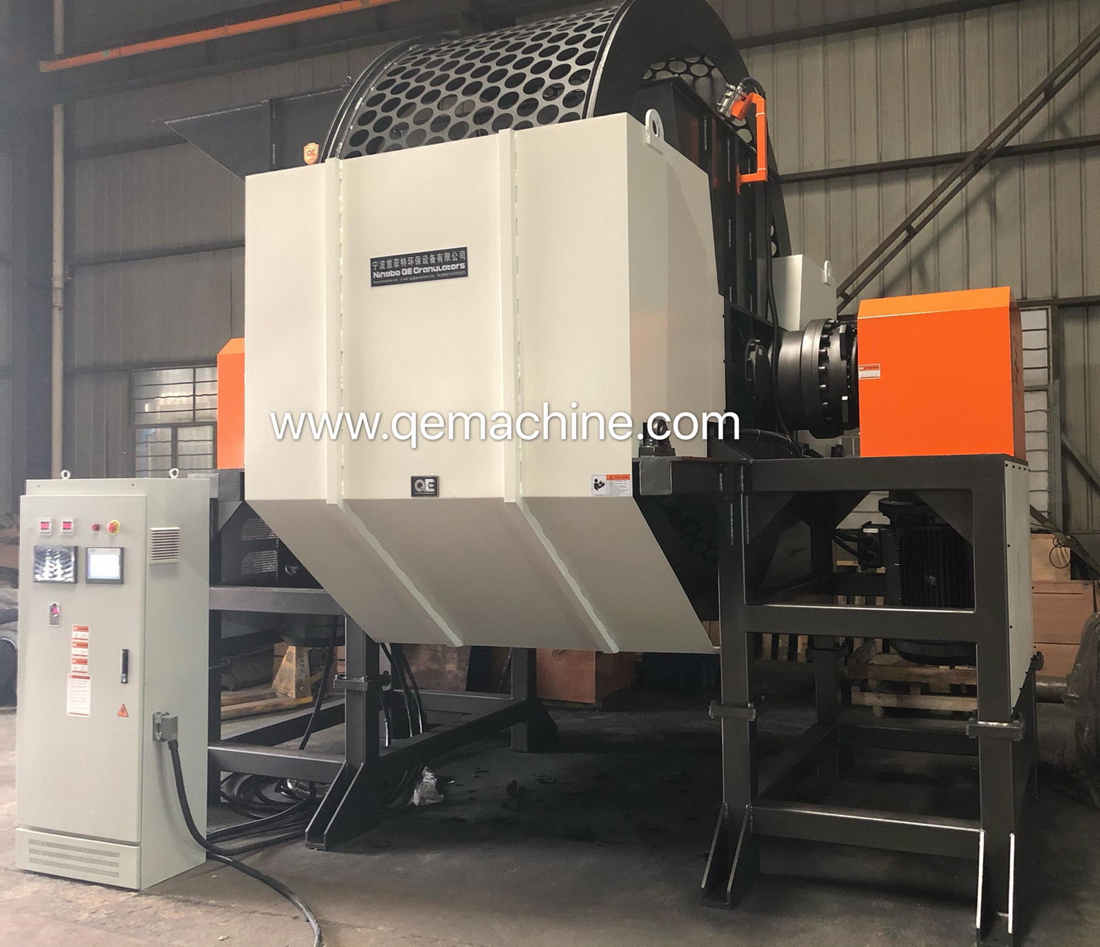 tire recycling machine shredder 2