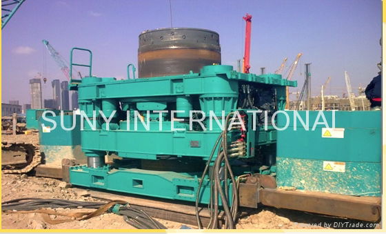 casing rotator for foundation drilling