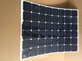 Best price flexible pv solar panel 150watt semi-flexible mono solar sunpow