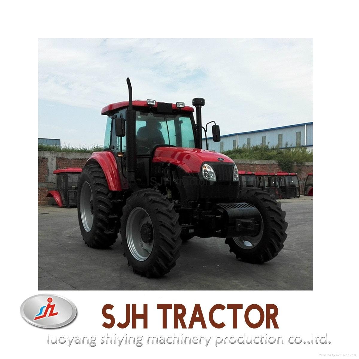 SJH agriculture tractor with 130 horse power 4 wheel drive