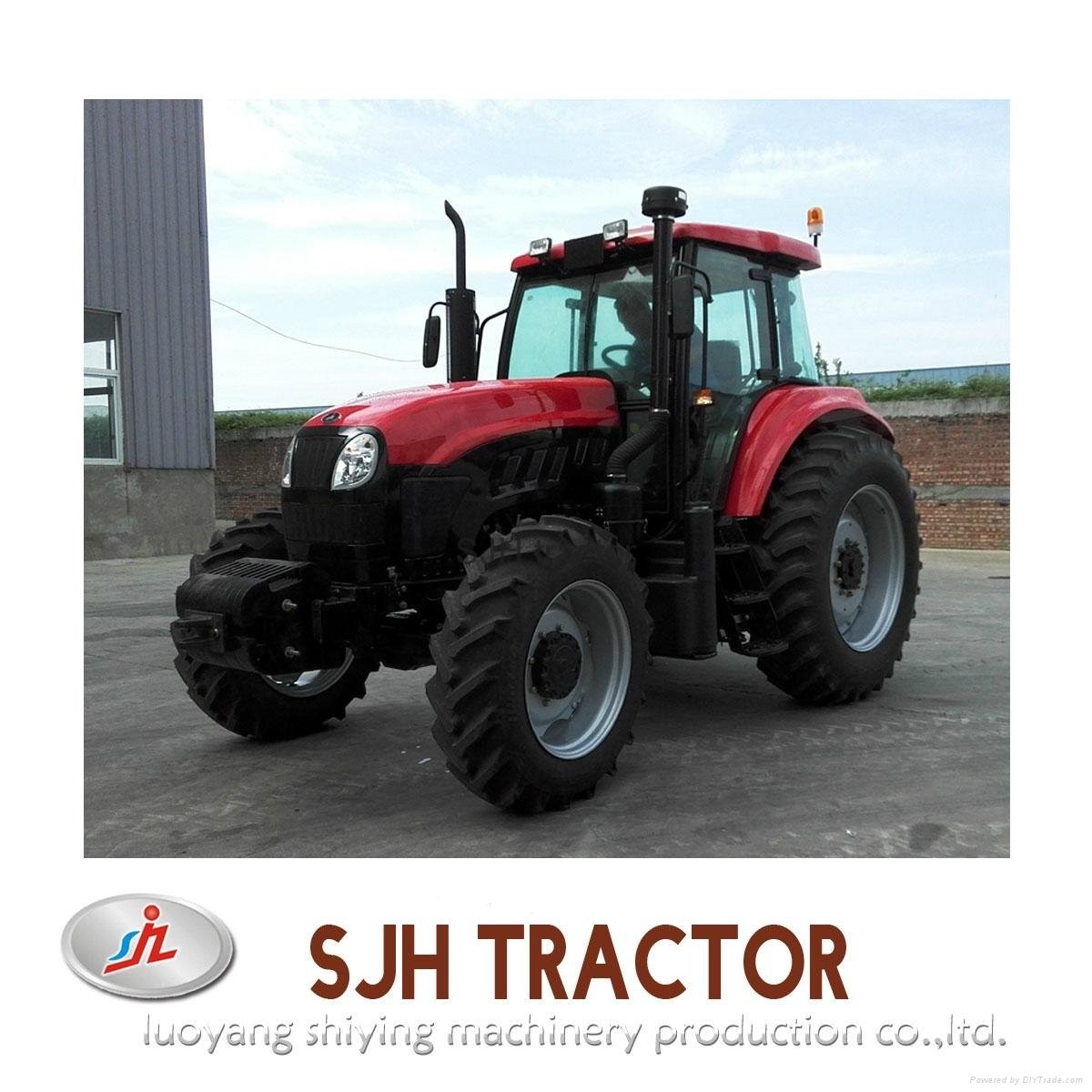 SJH agriculture tractor with 130 horse power 4 wheel drive 2