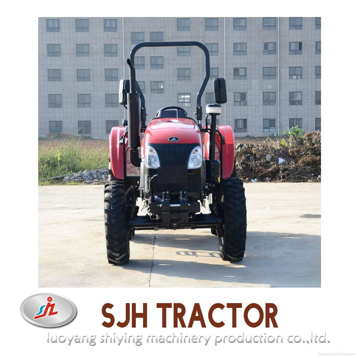 China SJH 55hp 4wd farming tractor mini tractor price list product list