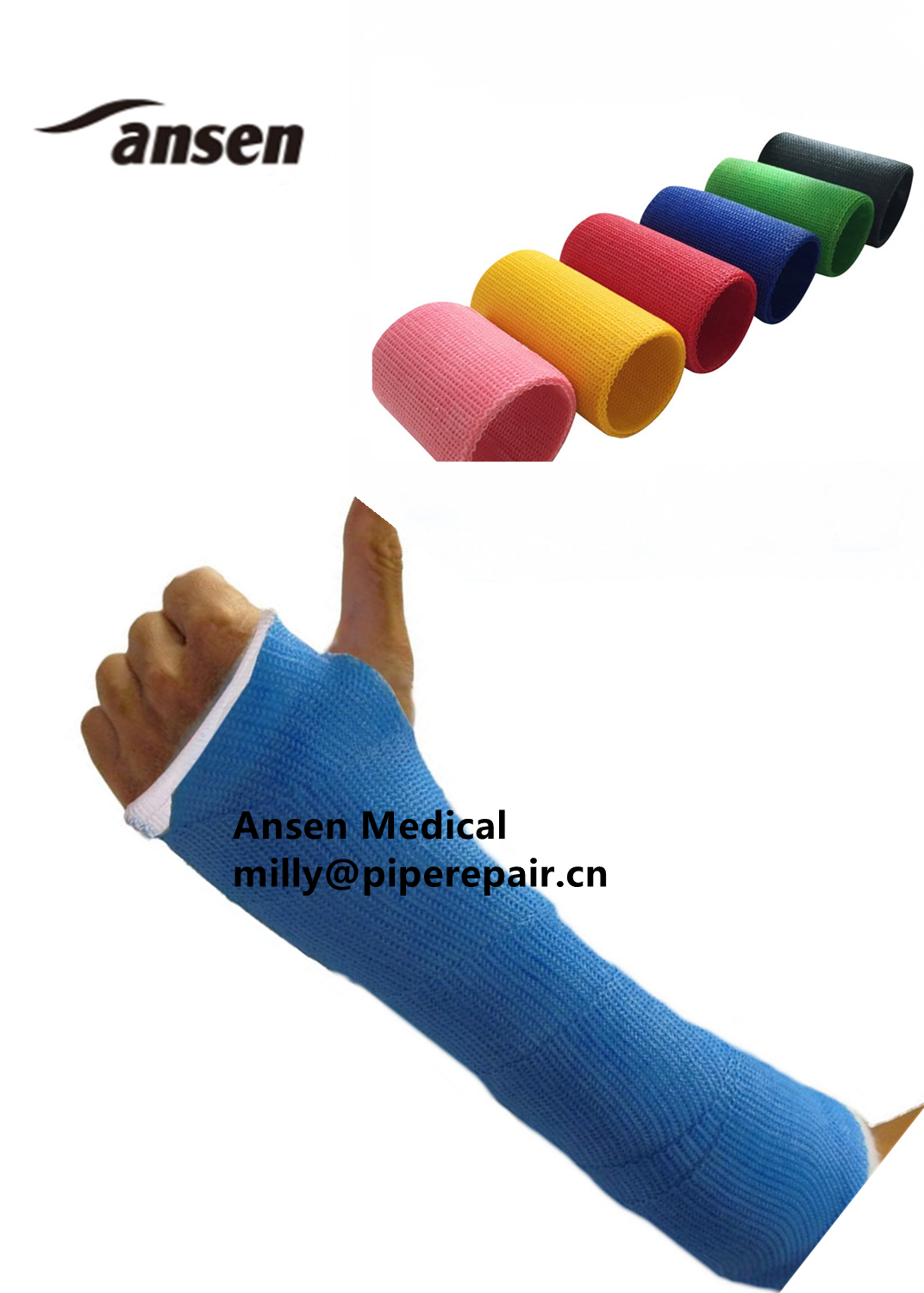 Medical Consumables Fiberglass Orthopedic Casting Tape Free Samples