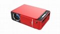 Newest T6  720P home theater phone  portable 3D LED Android projector 1