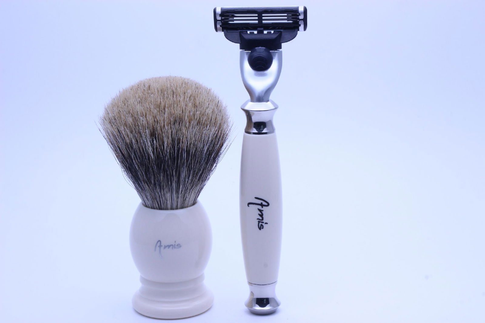 2pcs Shaving Set Gift Shaving Brush Shaving Razor  4