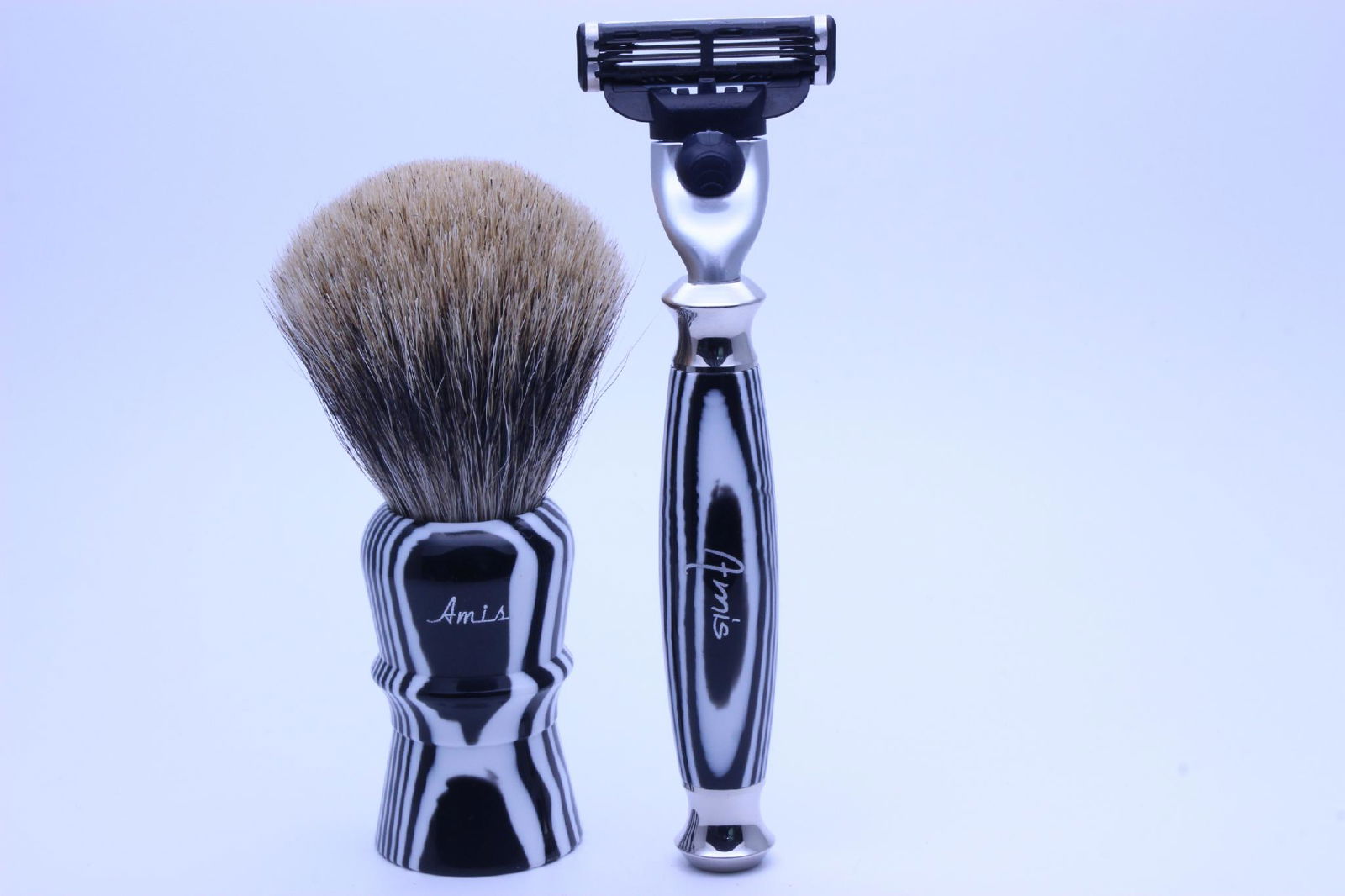 2pcs Shaving Set Gift Shaving Brush Shaving Razor  5