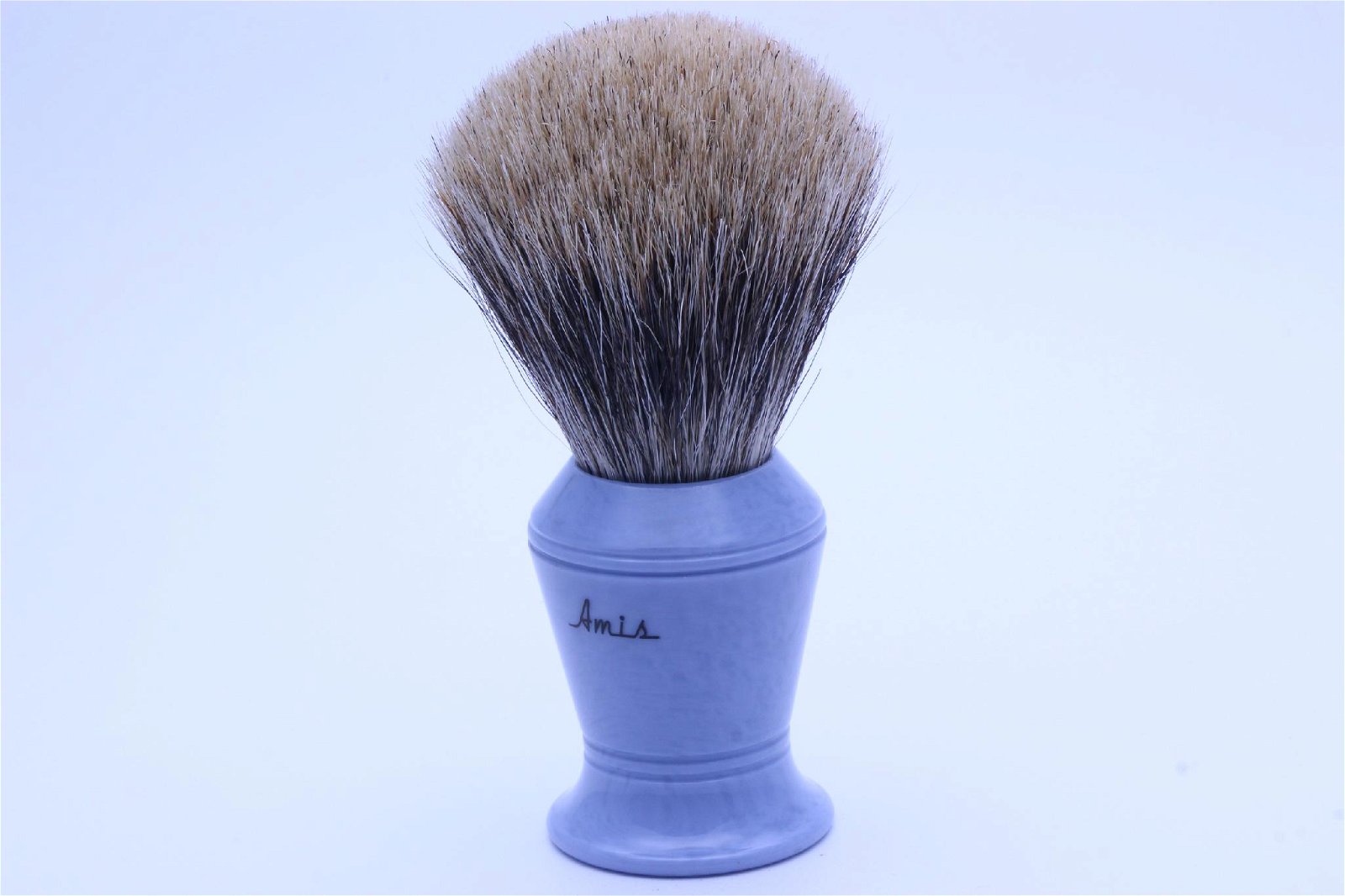 Amis  Hand Crafted 100% Pure Badger Shaving Brush  4