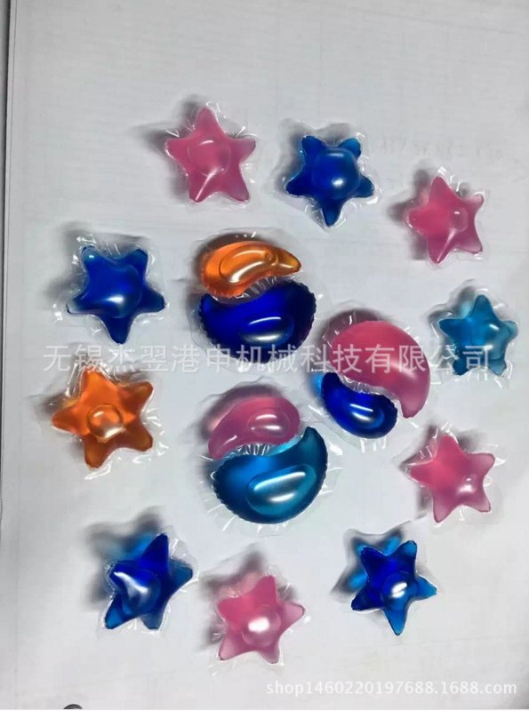 15g colorful and variou shapes apply to all children clothes laundry liquid pods 4
