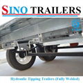 Fully Welded Hydraulic Tipping Tandem Box Trailer 5